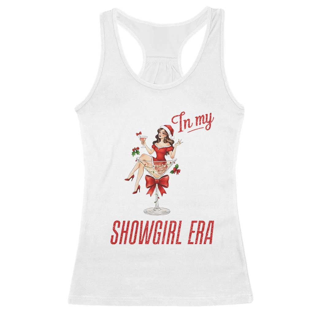 Santa Girls Christmas Racerback Tank Top In My Costume Era TS14 White Print Your Wear