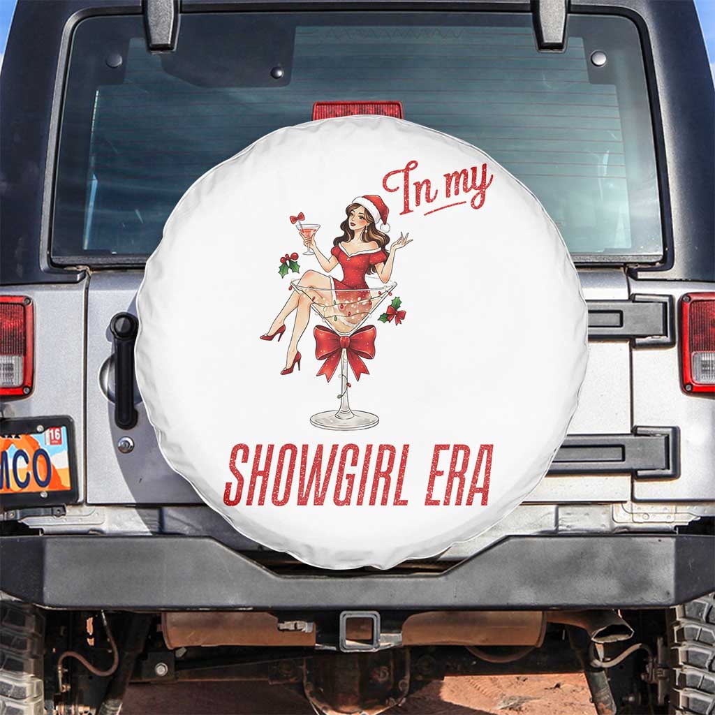 Santa Girls Christmas Spare Tire Cover In My Costume Era TS14 No hole White Print Your Wear