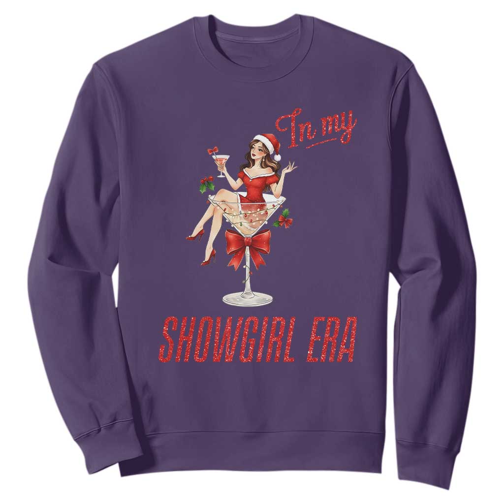 Santa Girls Christmas Sweatshirt In My Costume Era TS14 Purple Print Your Wear