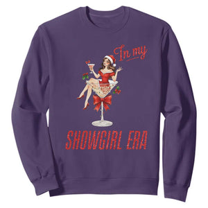 Santa Girls Christmas Sweatshirt In My Costume Era TS14 Purple Print Your Wear
