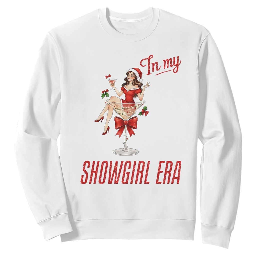 Santa Girls Christmas Sweatshirt In My Costume Era TS14 White Print Your Wear