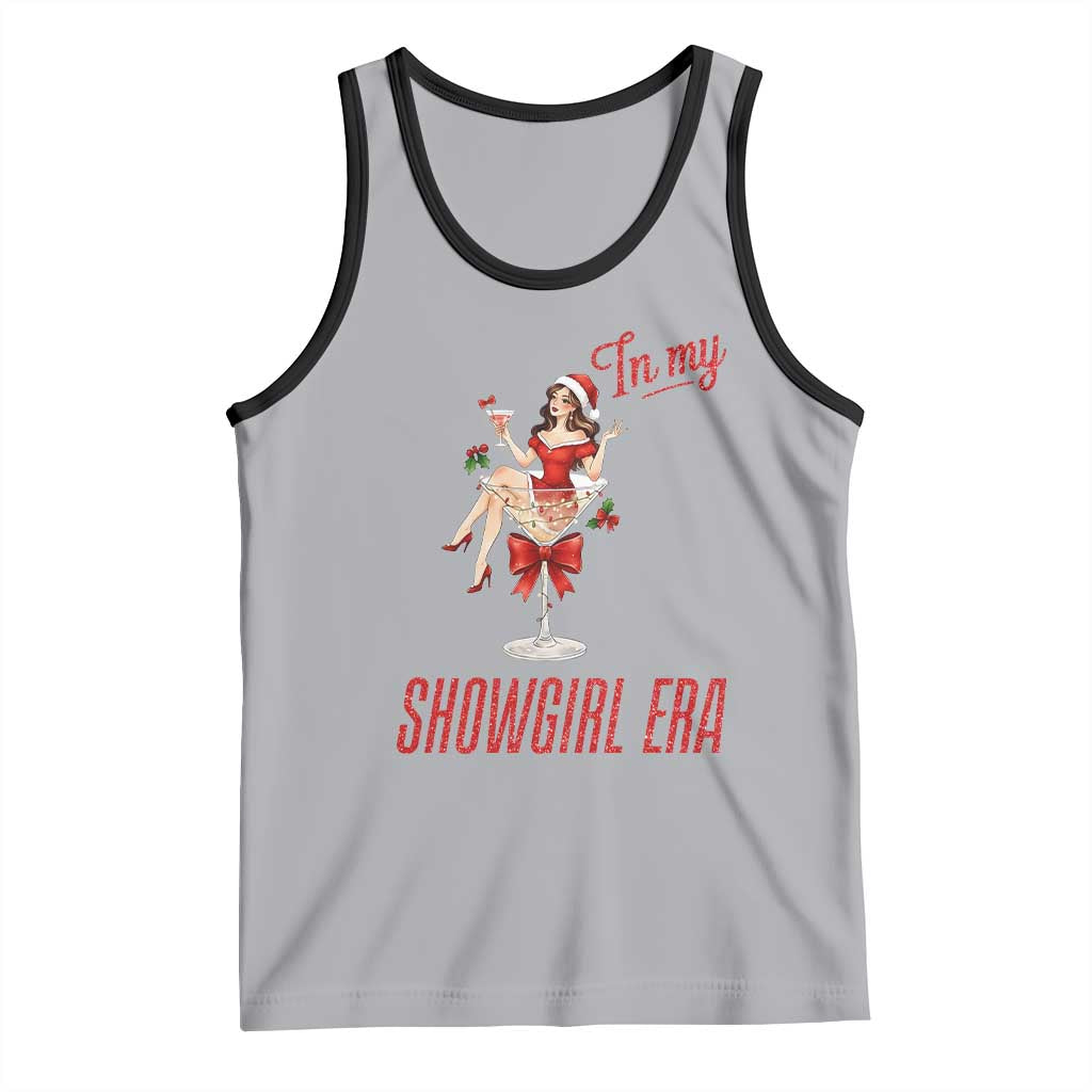 Santa Girls Christmas Tank Top In My Costume Era TS14 Athletic Heather Black Print Your Wear