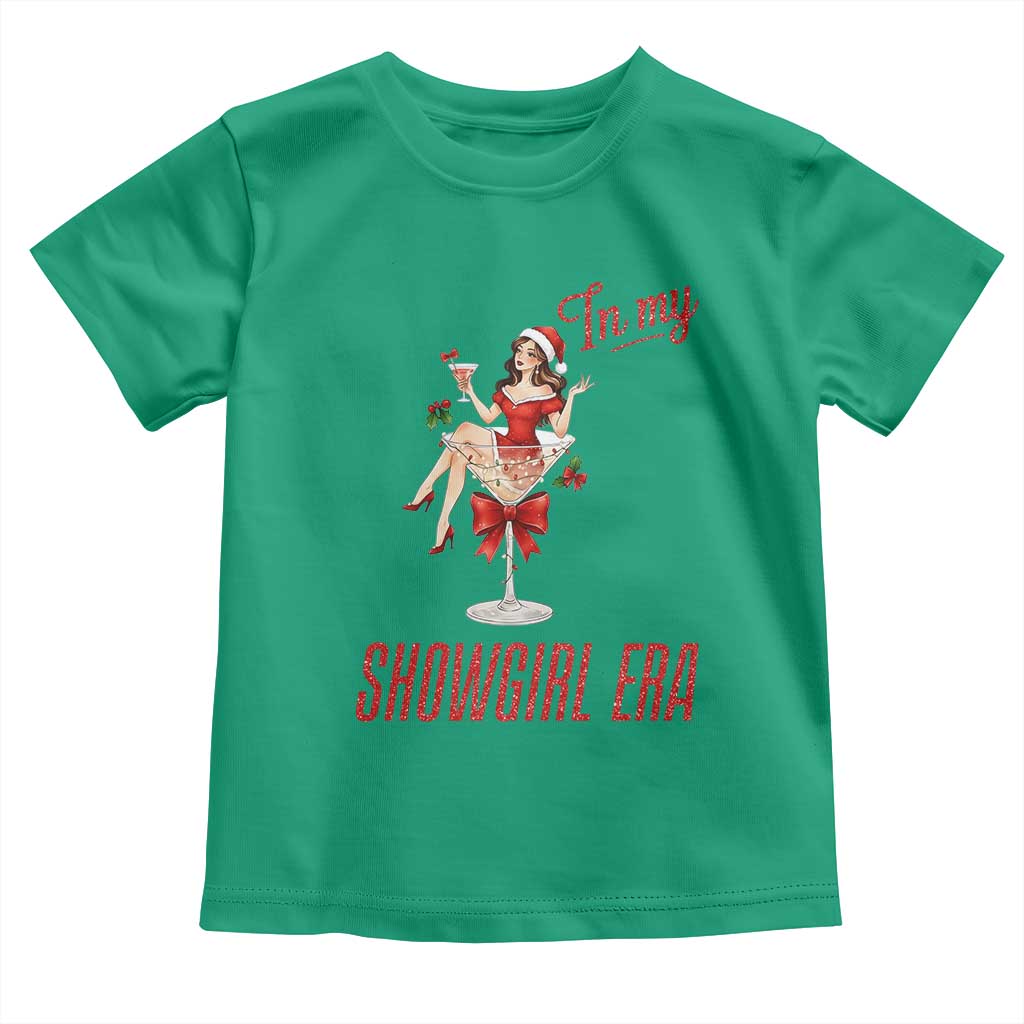 Santa Girls Christmas Toddler T Shirt In My Costume Era TS14 Irish Green Print Your Wear
