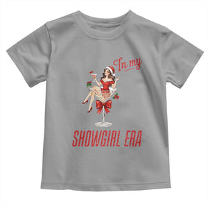 Santa Girls Christmas Toddler T Shirt In My Costume Era TS14 Sport Gray Print Your Wear