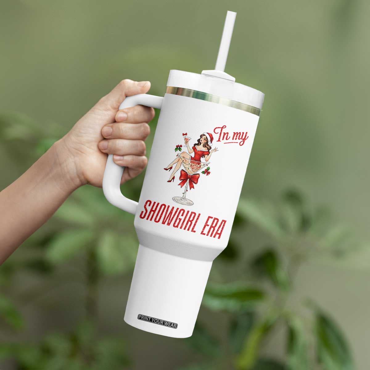 Santa Girls Christmas Tumbler With Handle In My Costume Era TS14 Print Your Wear