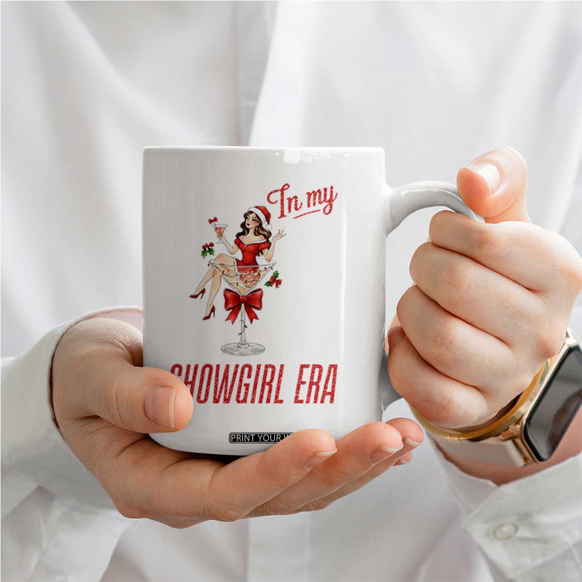 Santa Girls Christmas Coffee Mug In My Costume Era TS14 Print Your Wear