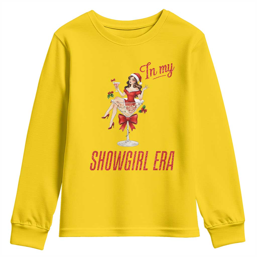 Santa Girls Christmas Youth Sweatshirt In My Costume Era TS14 Daisy Print Your Wear