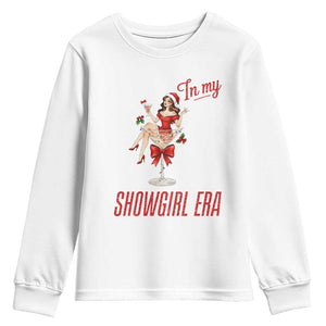 Santa Girls Christmas Youth Sweatshirt In My Costume Era TS14 White Print Your Wear