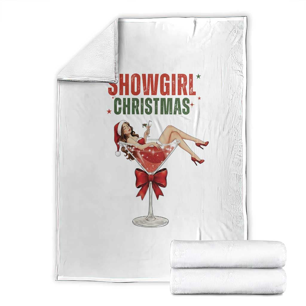 Santa Girls Christmas Throw Blanket TS14 White Print Your Wear