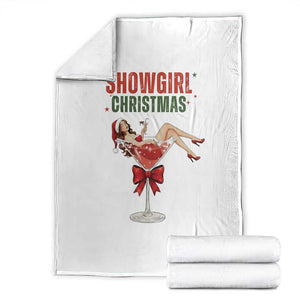 Santa Girls Christmas Throw Blanket TS14 White Print Your Wear