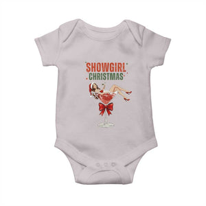 Santa Girls Christmas Baby Onesie TS14 Ice Gray Print Your Wear