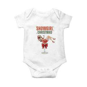 Santa Girls Christmas Baby Onesie TS14 White Print Your Wear