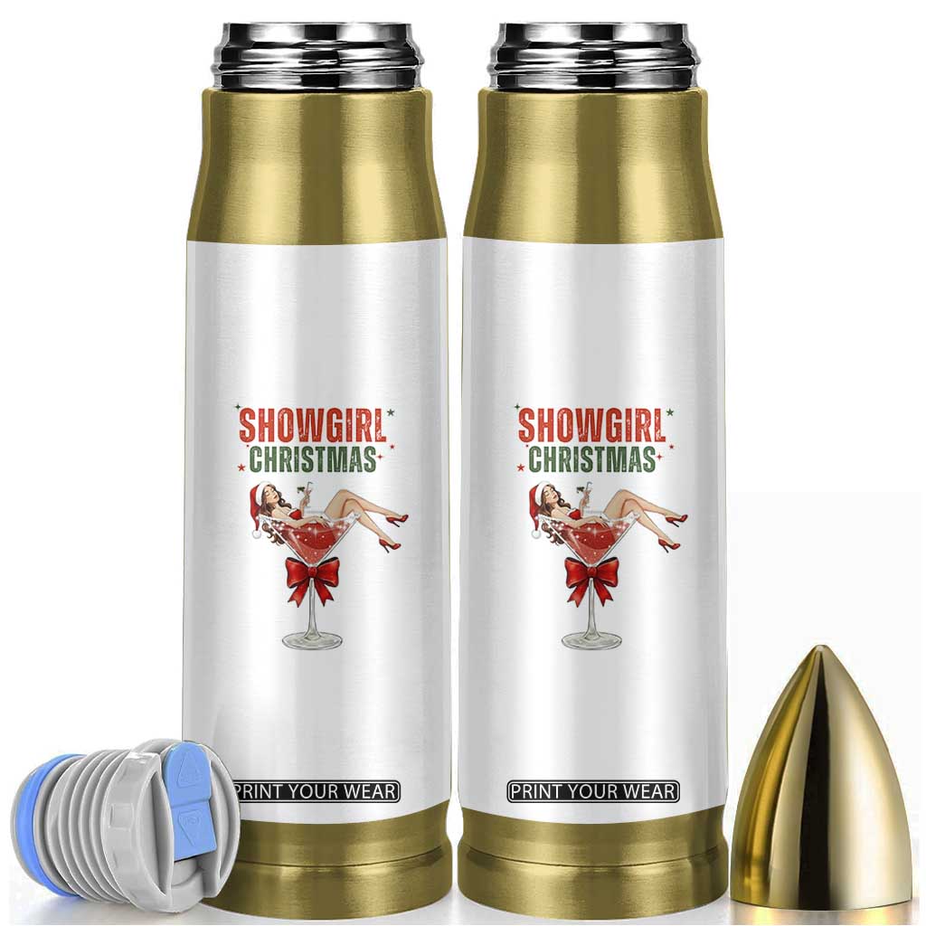 Santa Girls Christmas Bullet Tumbler TS14 White Print Your Wear