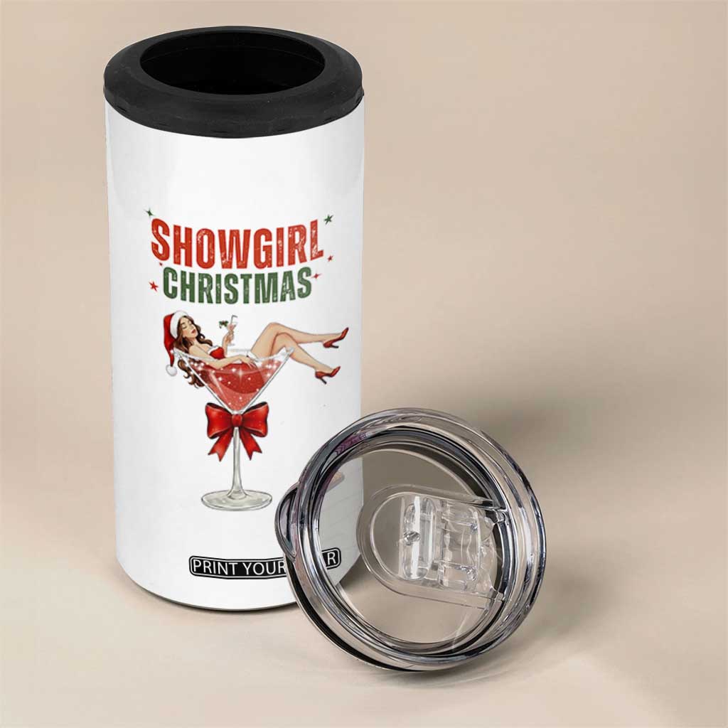 Santa Girls Christmas 4 in 1 Can Cooler Tumbler TS14 Print Your Wear