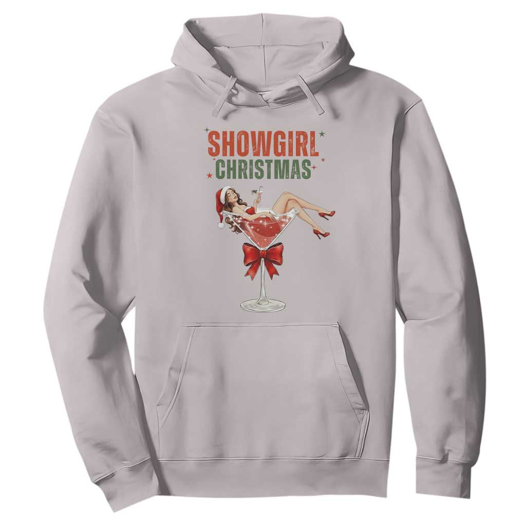 Santa Girls Christmas Hoodie TS14 Ice Gray Print Your Wear