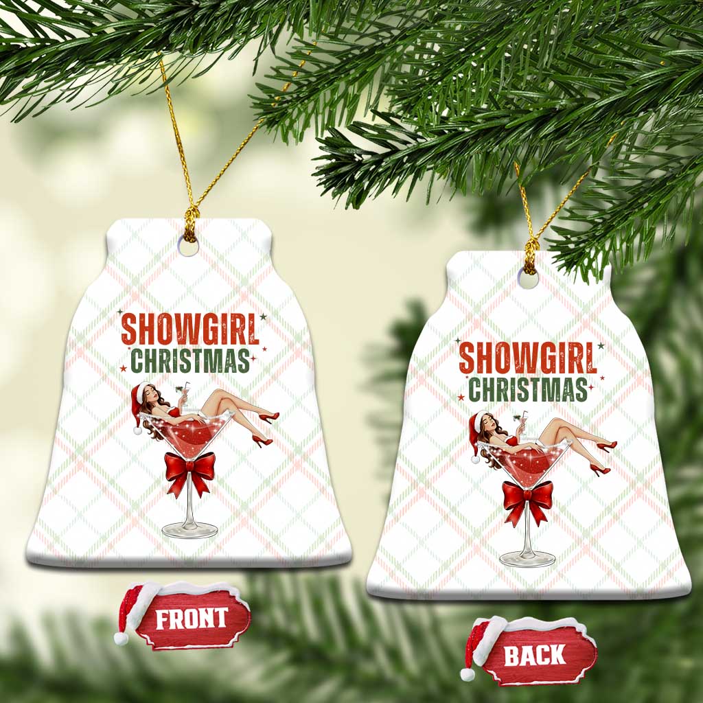 Santa Girls Christmas Ceramic Ornament TS14 Print Your Wear