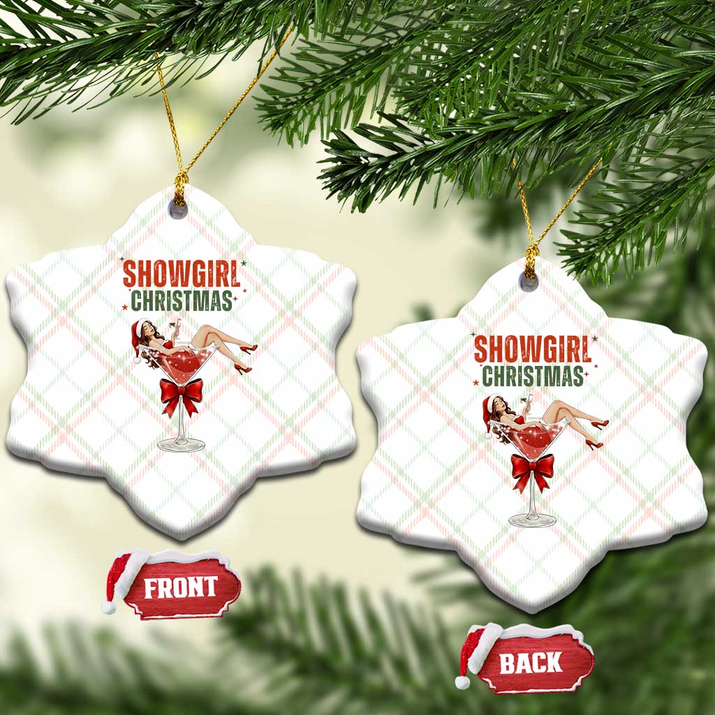 Santa Girls Christmas Ceramic Ornament TS14 Print Your Wear