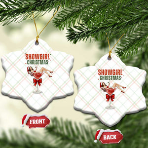 Santa Girls Christmas Ceramic Ornament TS14 Print Your Wear