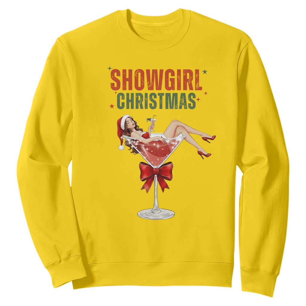 Santa Girls Christmas Sweatshirt TS14 Daisy Print Your Wear