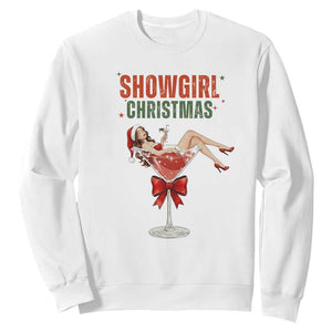 Santa Girls Christmas Sweatshirt TS14 White Print Your Wear
