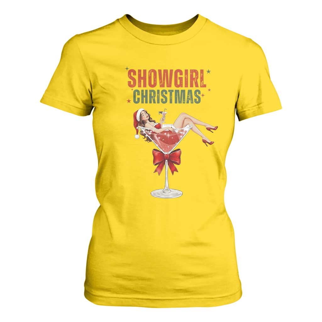 Santa Girls Christmas T Shirt For Women TS14 Daisy Print Your Wear
