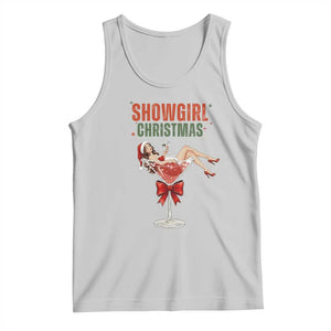 Santa Girls Christmas Tank Top TS14 Ash Print Your Wear