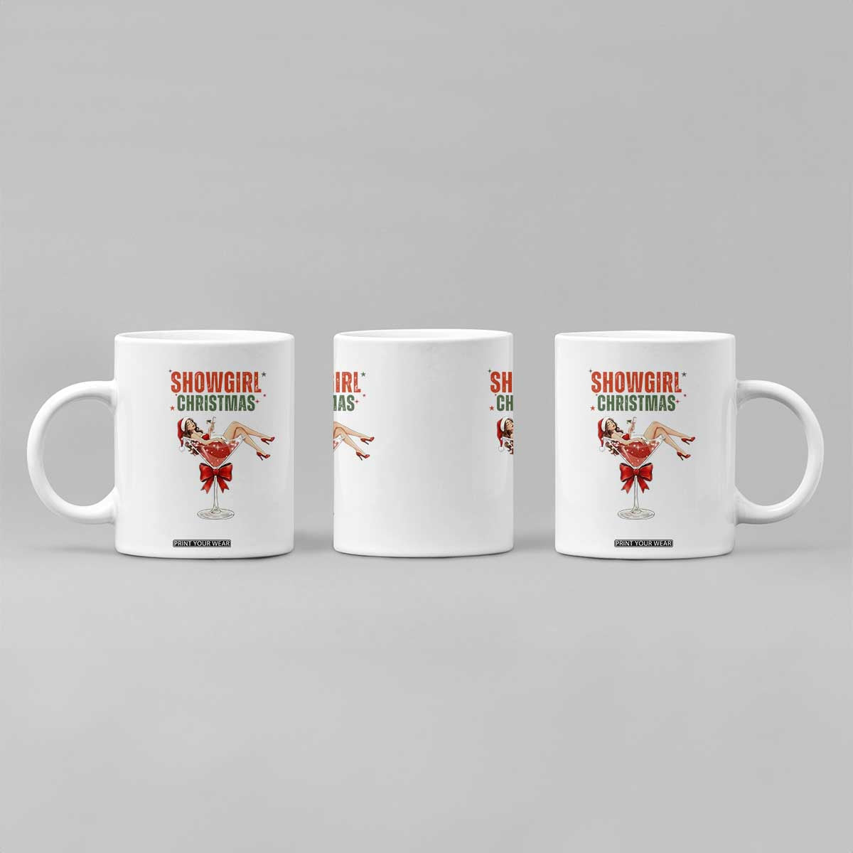Santa Girls Christmas Coffee Mug TS14 Print Your Wear