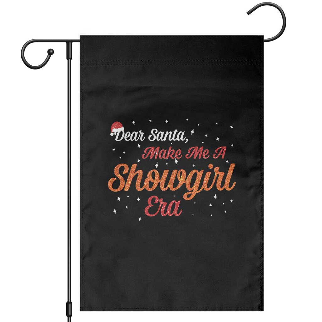 Santa Girls Christmas Garden Flag Funny Trendy Quote TS14 Black Print Your Wear