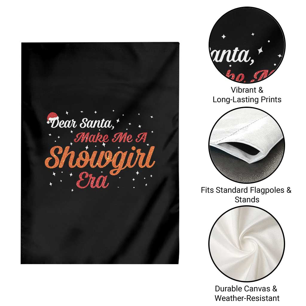 Santa Girls Christmas Garden Flag Funny Trendy Quote TS14 Print Your Wear