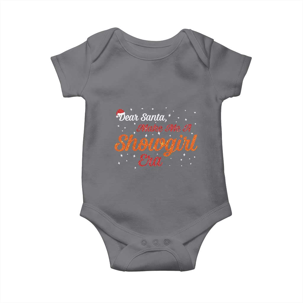 Santa Girls Christmas Baby Onesie Funny Trendy Quote TS14 Charcoal Print Your Wear