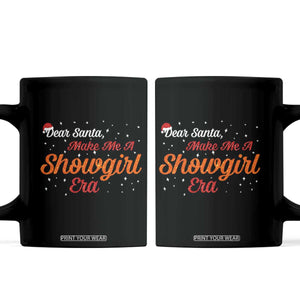 Santa Girls Christmas Coffee Mug Funny Trendy Quote TS14 Black Print Your Wear