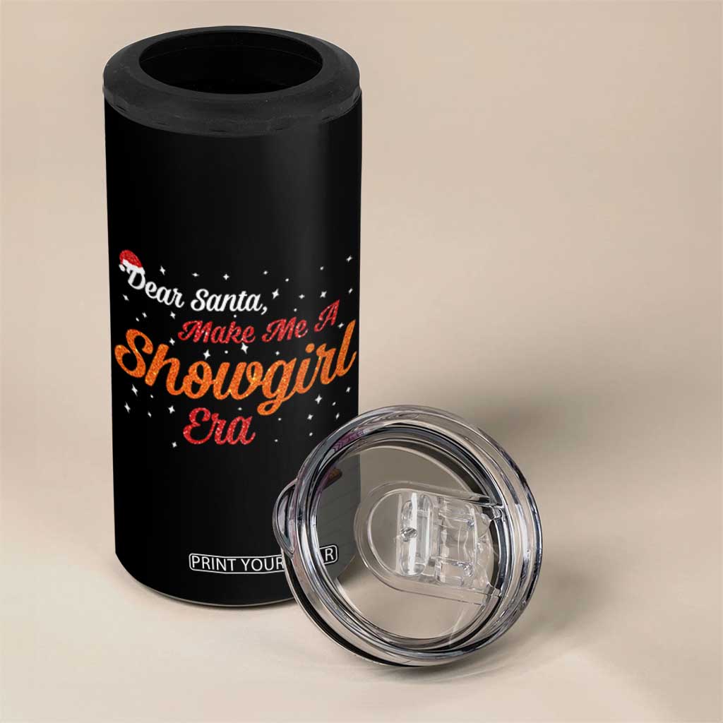 Santa Girls Christmas 4 in 1 Can Cooler Tumbler Funny Trendy Quote TS14 Print Your Wear