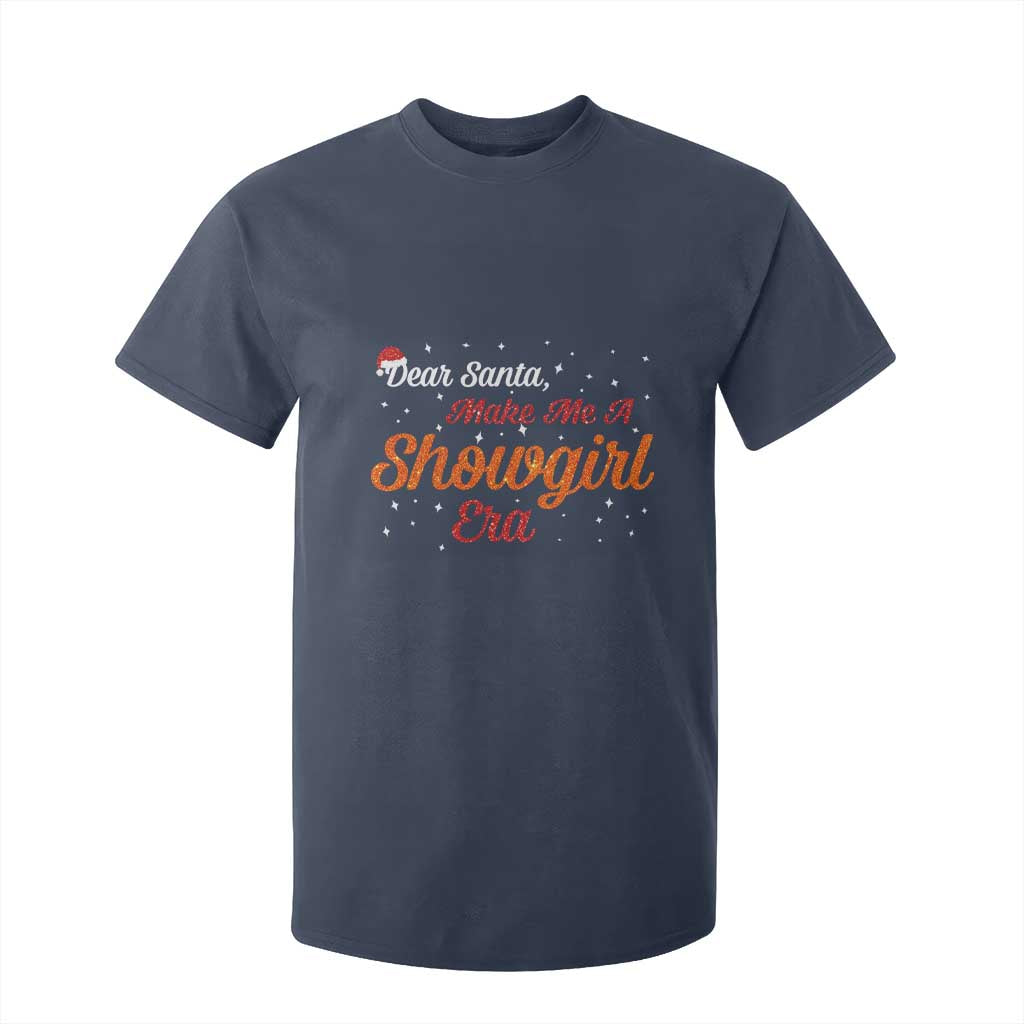 Santa Girls Christmas T Shirt For Kid Funny Trendy Quote TS14 Navy Print Your Wear