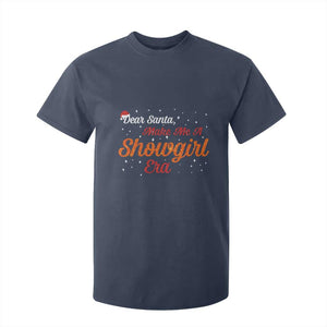 Santa Girls Christmas T Shirt For Kid Funny Trendy Quote TS14 Navy Print Your Wear