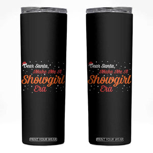 Santa Girls Christmas Skinny Tumbler Funny Trendy Quote TS14 Black Print Your Wear