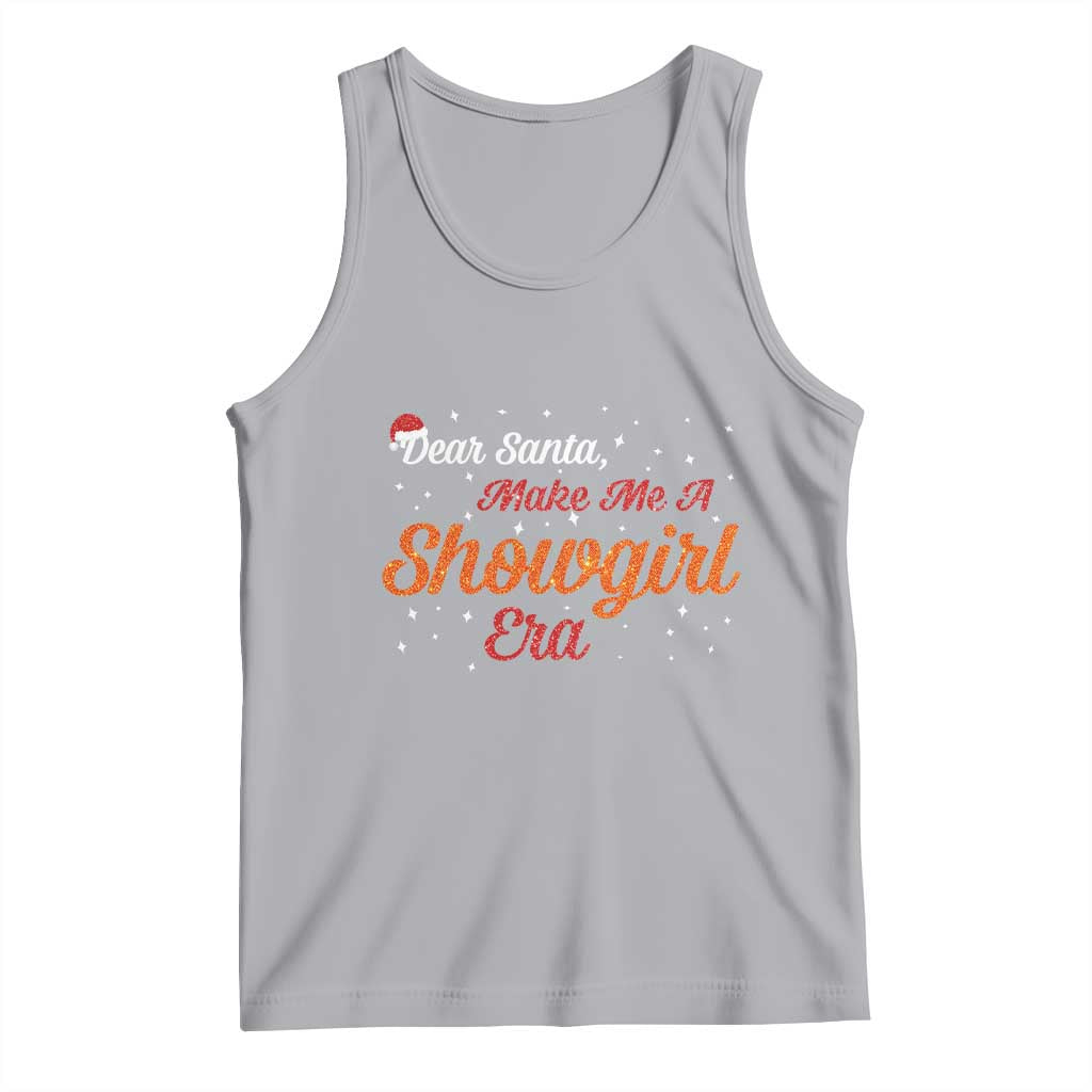 Santa Girls Christmas Tank Top Funny Trendy Quote TS14 Athletic Heather Print Your Wear