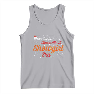 Santa Girls Christmas Tank Top Funny Trendy Quote TS14 Athletic Heather Print Your Wear