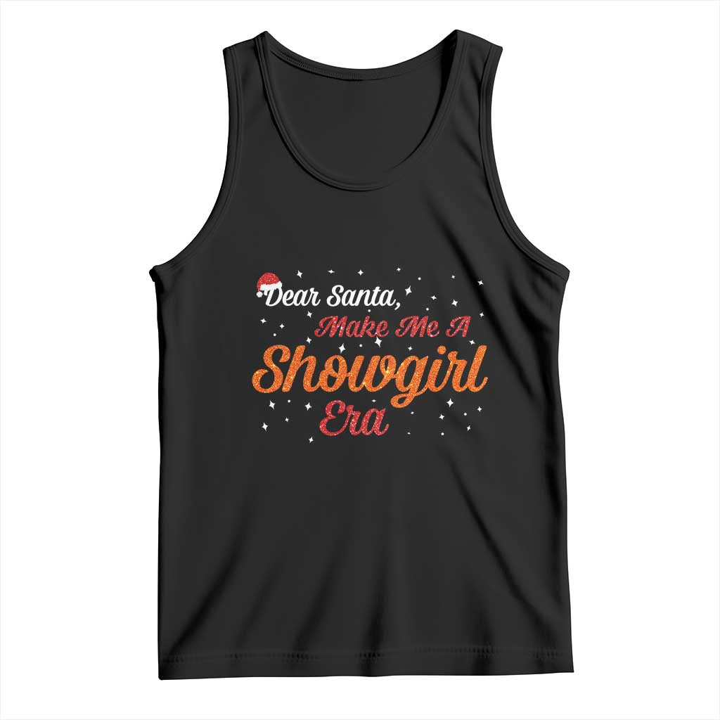 Santa Girls Christmas Tank Top Funny Trendy Quote TS14 Black Print Your Wear