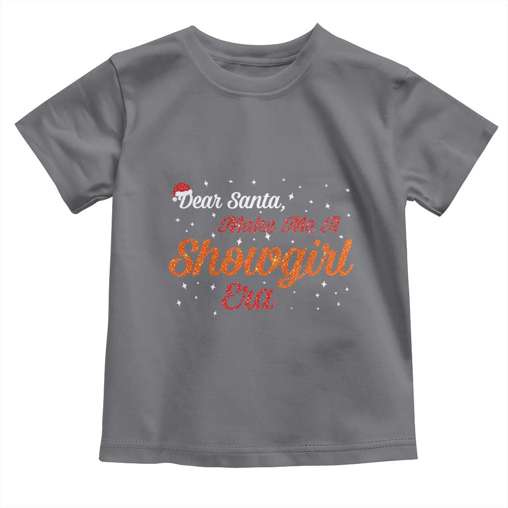 Santa Girls Christmas Toddler T Shirt Funny Trendy Quote TS14 Charcoal Print Your Wear