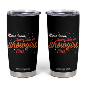 Santa Girls Christmas Tumbler Cup Funny Trendy Quote TS14 Black Print Your Wear