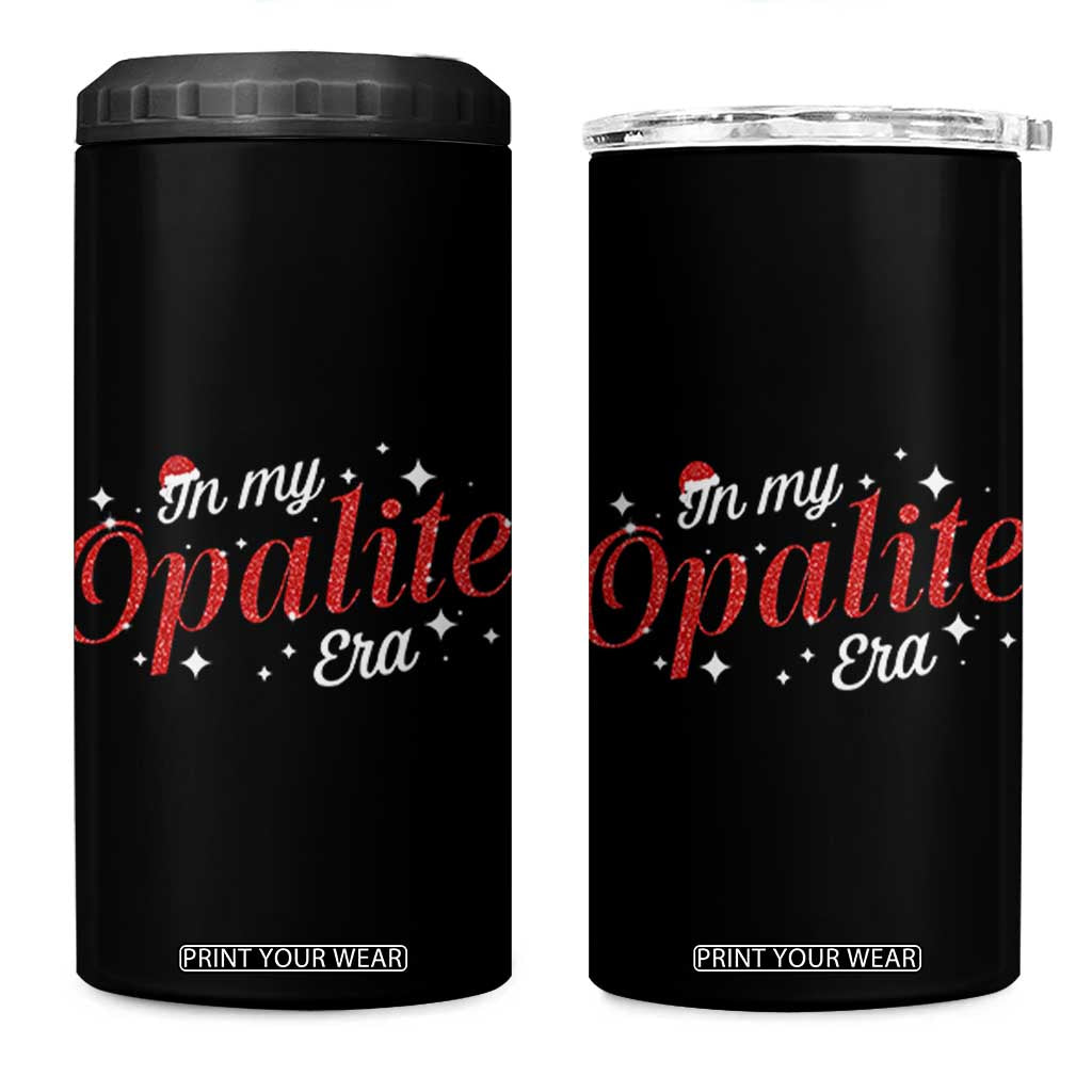 Santa Opalite Christmas 4 in 1 Can Cooler Tumbler TS14 One Size: 16 oz Black Print Your Wear