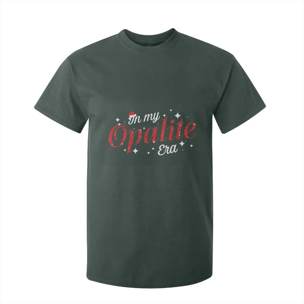 Santa Opalite Christmas T Shirt For Kid TS14 Dark Forest Green Print Your Wear