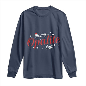 Santa Opalite Christmas Long Sleeve Shirt TS14 Navy Print Your Wear