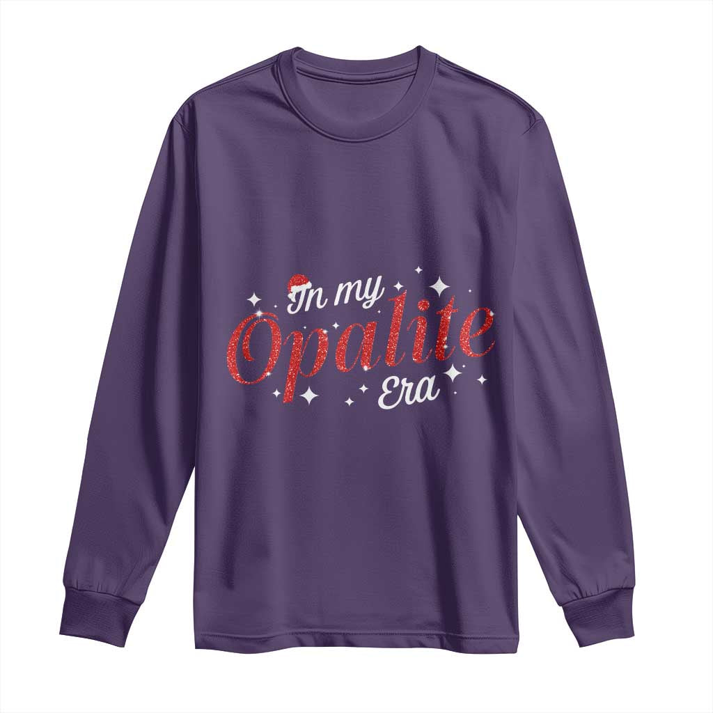 Santa Opalite Christmas Long Sleeve Shirt TS14 Purple Print Your Wear