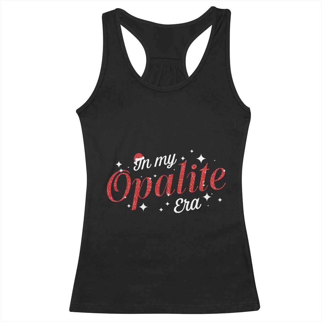 Santa Opalite Christmas Racerback Tank Top TS14 Black Print Your Wear