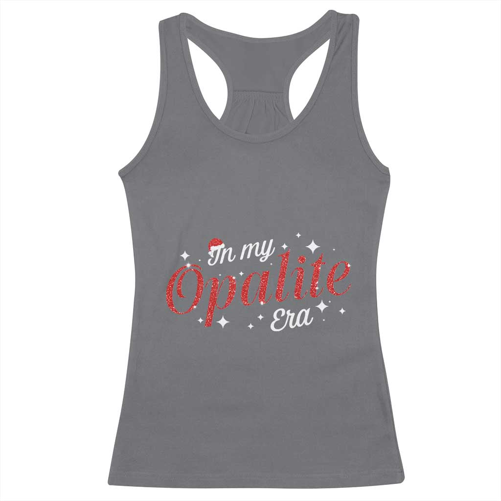 Santa Opalite Christmas Racerback Tank Top TS14 Charcoal Print Your Wear