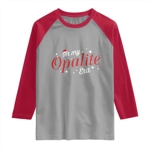 Santa Opalite Christmas Raglan Shirt TS14 Sport Gray Red Print Your Wear