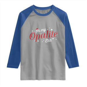 Santa Opalite Christmas Raglan Shirt TS14 Sport Gray Royal Print Your Wear