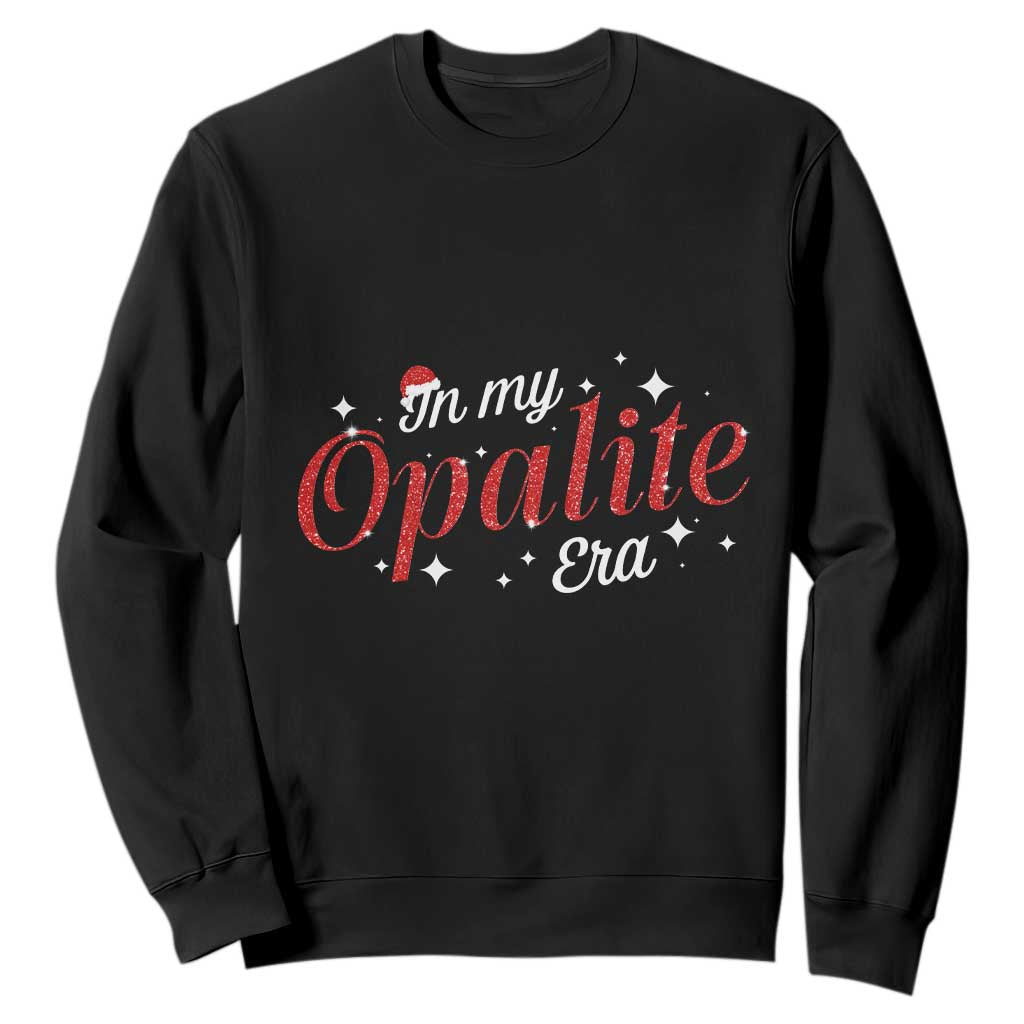 Santa Opalite Christmas Sweatshirt TS14 Black Print Your Wear