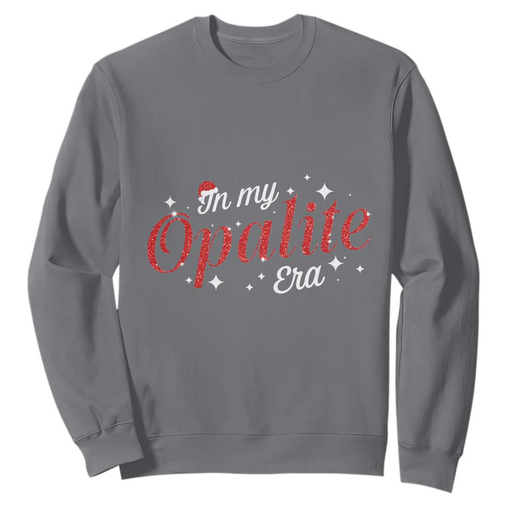 Santa Opalite Christmas Sweatshirt TS14 Charcoal Print Your Wear